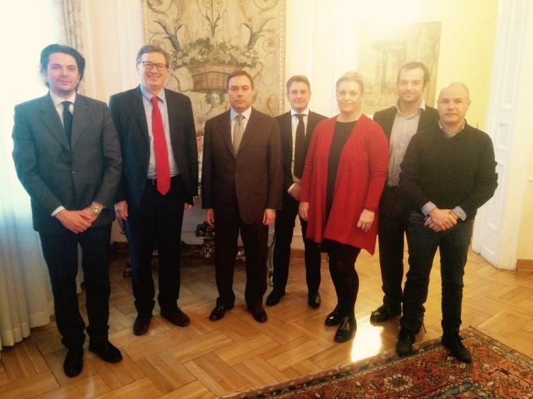 A Varsavia incontro tra il senatore Mario Dalla Tor, l’ambasciatore italiano Alessandro De Pedys e il Comites Polonia